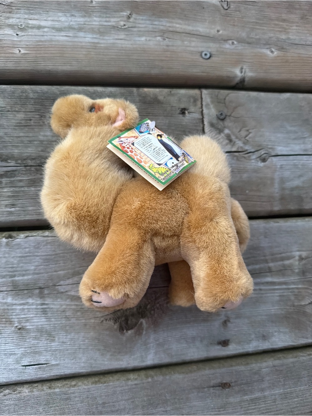 Vintage 1994 K&M International Camel Plush 7" Two Hump Stuffed Animal w Tags